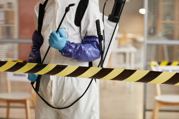 Professional Biohazard Cleanup technician working in Clermont, GA